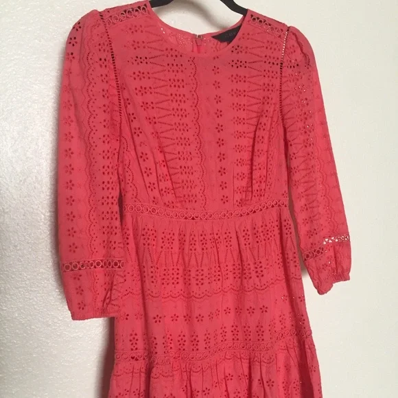 J.Crew eyelet dress with ruffled hem - Picture 2 of 5
